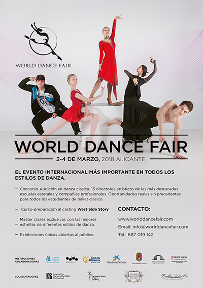 Cartel de promoción de la World Dance Fair