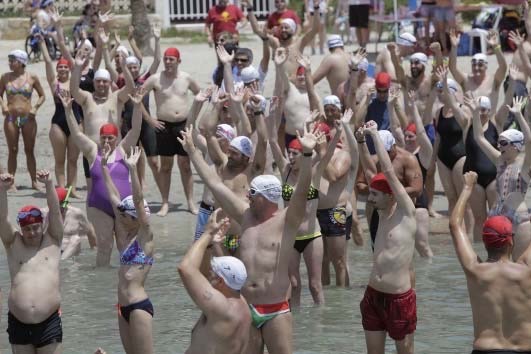 Integrantes de la primera jornada de "La Mar Solidaria". Foto: La Mar Solidaria.